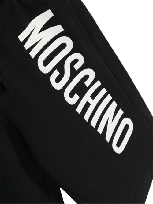 Bermuda bambino nero MOSCHINO KID-TEEN | HQQ007LDA2760100